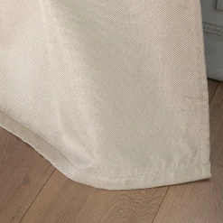Rideau à œillets en polyester 135x300cm - beige roucas