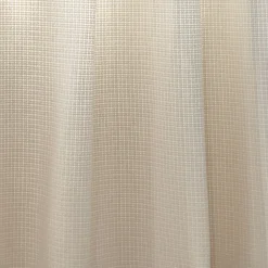 Rideau à passants en polyester texturé 140x250cm - blanc écru