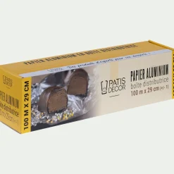 Rouleau de papier aluminium 30cmx100m