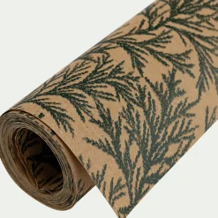 Rouleau de papier cadeau recyclé 70x200cm à motifs - beige (modèle aléatoire)