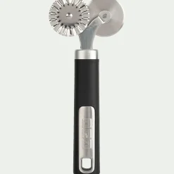 Roulette à pâtisserie 2 en 1 en acier