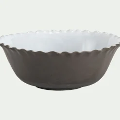 Saladier en grès D21,5cm - blanc