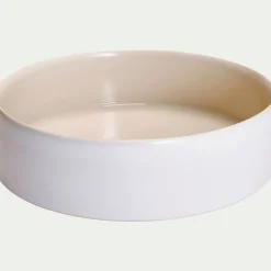 Saladier en grès D26cm - blanc