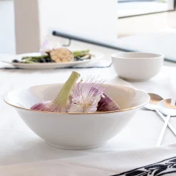 Saladier en porcelaine D23cm - blanc