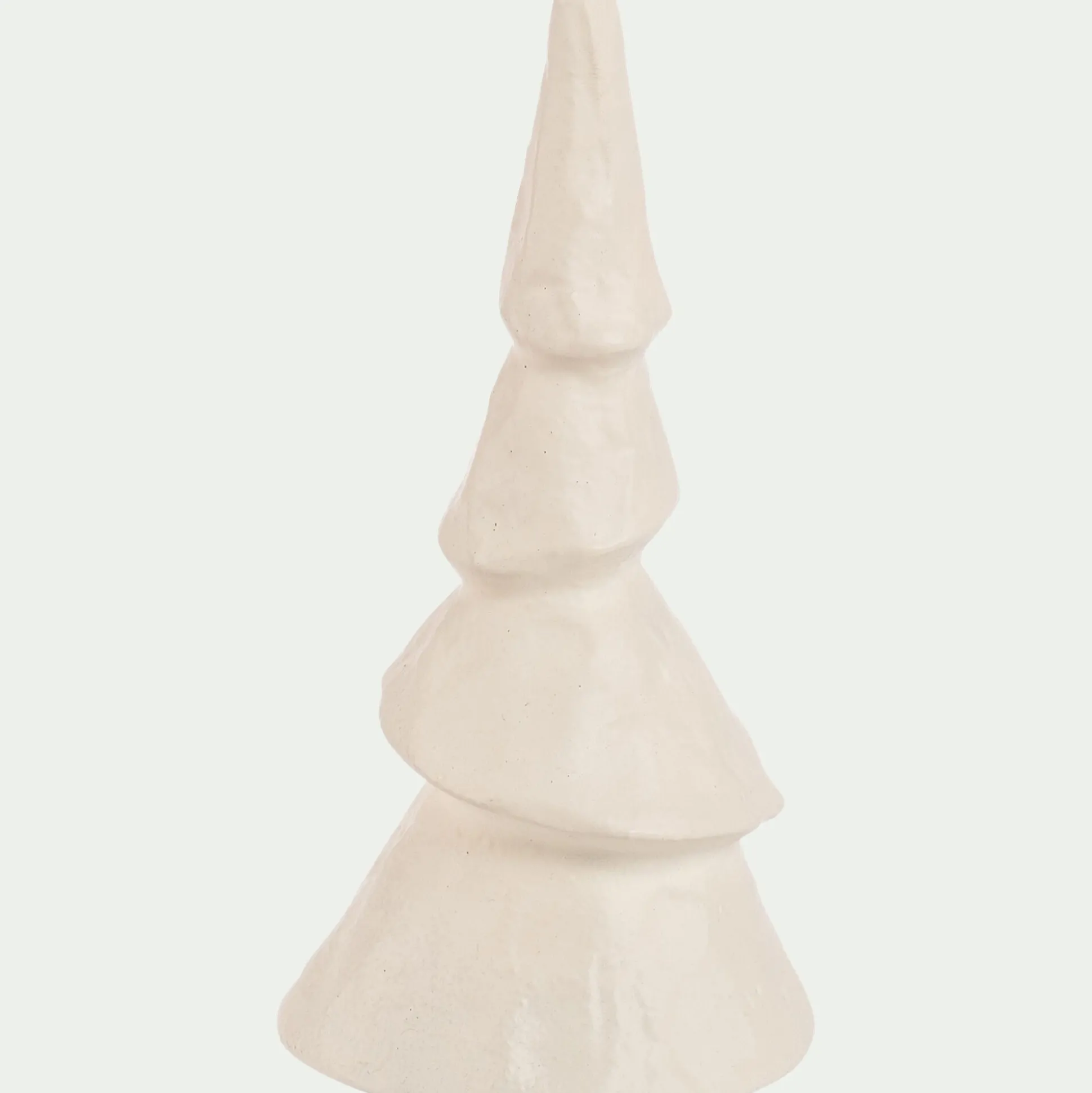 Sapin décoratif à poser en aluminium H18,5cm - blanc