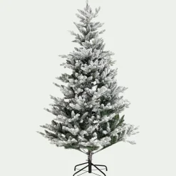 Sapin de Noël artificiel D112xH180cm - blanc