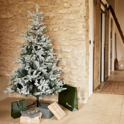 Sapin de Noël artificiel D112xH180cm - blanc