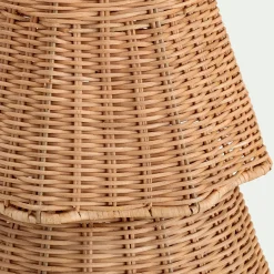 Sapin de Noël en rotin D61xH123cm - naturel