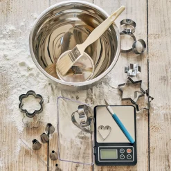 Scalpel pâtissier en inox - bleu