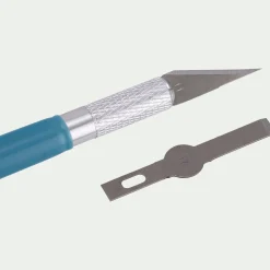 Scalpel pâtissier en inox - bleu
