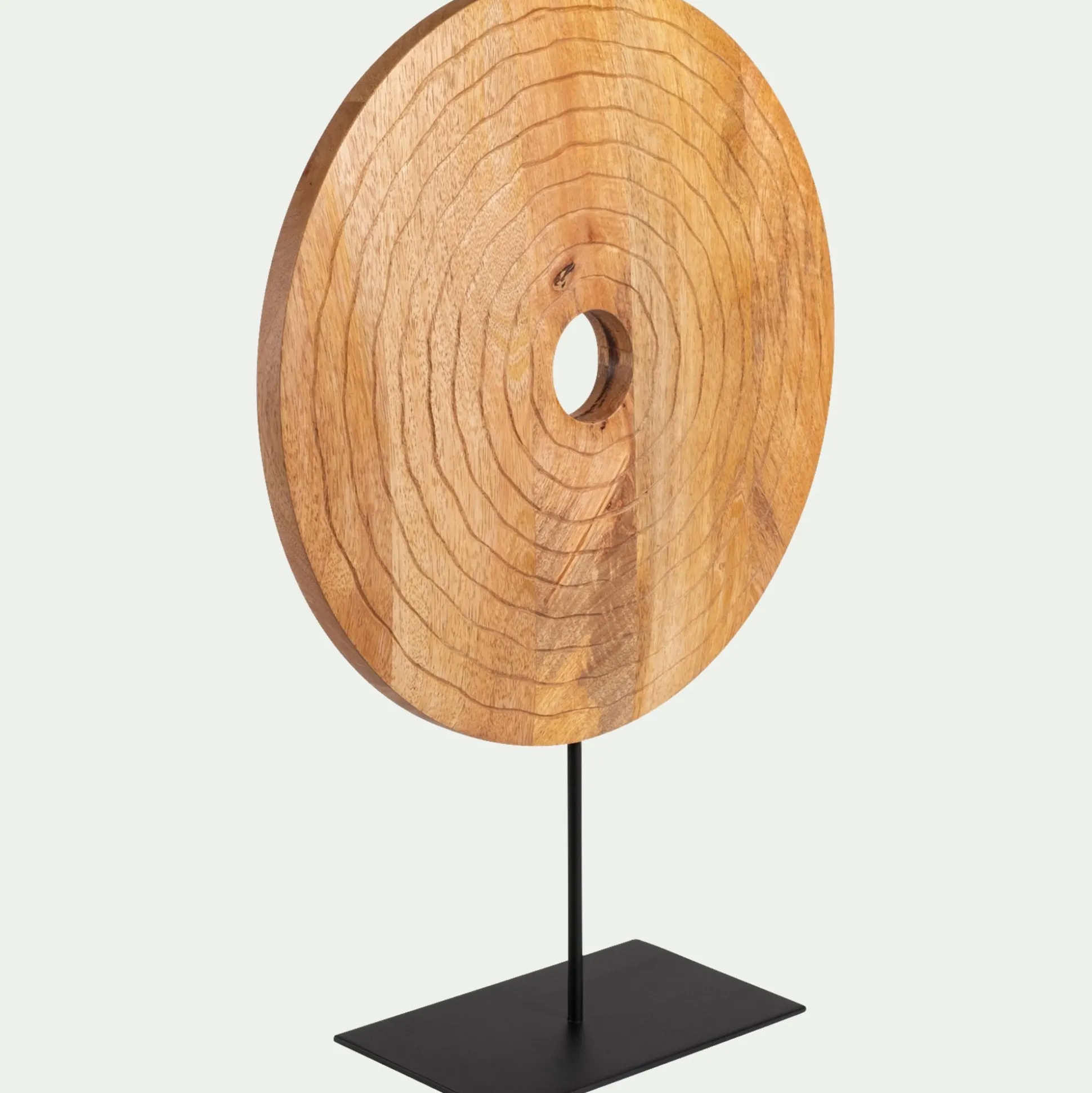 Sculpture décorative en manguier H50cm - naturel