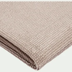Serviette de toilette bouclette jacquard en coton - beige alpilles 50x100cm