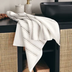 Serviette de toilette en coton 50x100cm - blanc ventoux