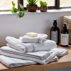 Serviette de toilette en coton 50x100cm - blanc ventoux