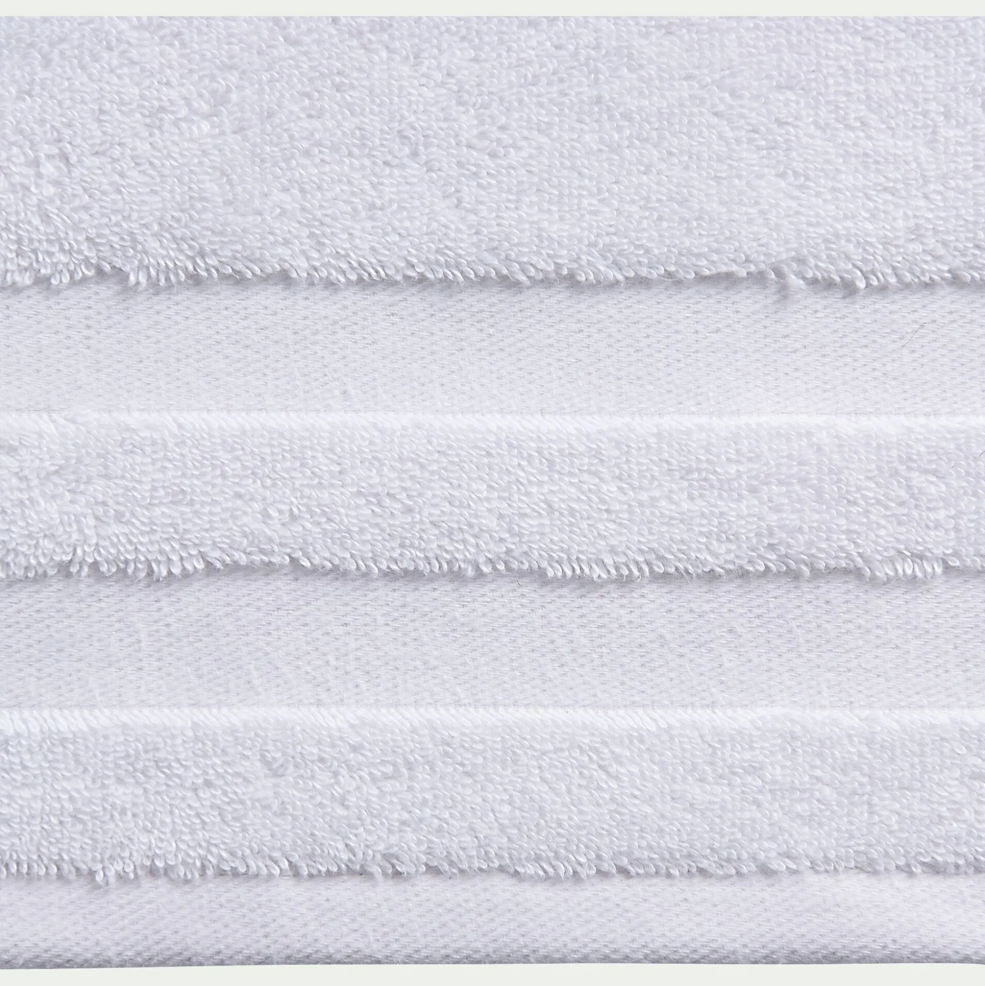 Serviette de toilette qualité hôtelière en coton - blanc 50x100cm