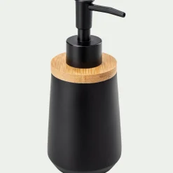 Set de salle de bain en polyresine - noir