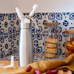 Siphon en aluminium 50cl - argenté