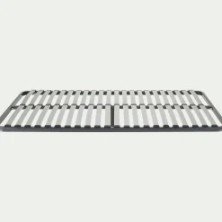 Sommier cadre à lattes 5 cm 140x190cm - gris