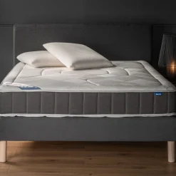 Sommier tapissier Bultex à lattes - gris 160x200cm