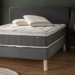 Sommier tapissier Bultex à lattes - gris 160x200cm