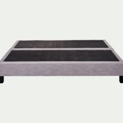 Sommier tapissier ferme alinea 180x200cm - gris granite