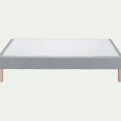 Sommier tapissier 140x200cm - gris clair