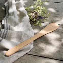 Spatule bout rond en bois d'olivier