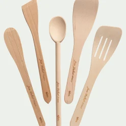 Spatule galbée en bois de hêtre 30cm - naturel