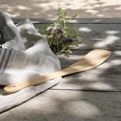 Spatule galbée en bois d'olivier L30.5cm
