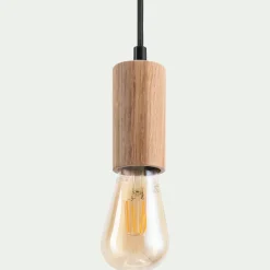 Suspension décorative en bois de chêne - naturel l5xH120cm