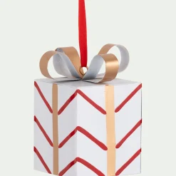 Suspension de Noël cadeau H8,5cm (modèle aléatoire)