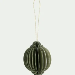 Suspension de Noël en papier H6cm - doré (modèle aléatoire)