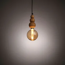 Suspension électrifiée en frêne H14,5cm - naturel