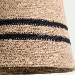 Suspension électrifiée en jonc de mer D25cm - naturel