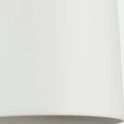 Suspension électrifiée en porcelaine D14,5cm - blanc