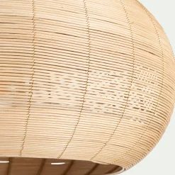 Suspension électrifiée en rotin D51cm - naturel