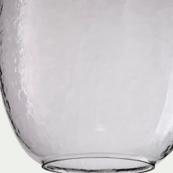 Suspension électrifiée en verre H35cm - transparent