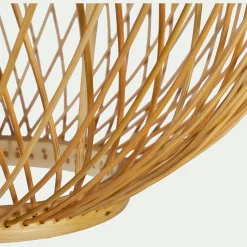 Suspension naturelle non électrifiée en bambou D30cm - naturel