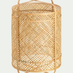 Suspension non électrifié en bambou D40cm - naturel