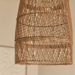 Suspension non électrifiée en rotin D26cm - naturel