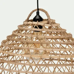 Suspension non électrifiée en fibres de palmier D50cm - naturel