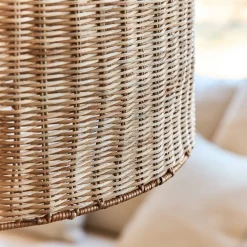 Suspension non électrifiée en rotin D50cm - naturel