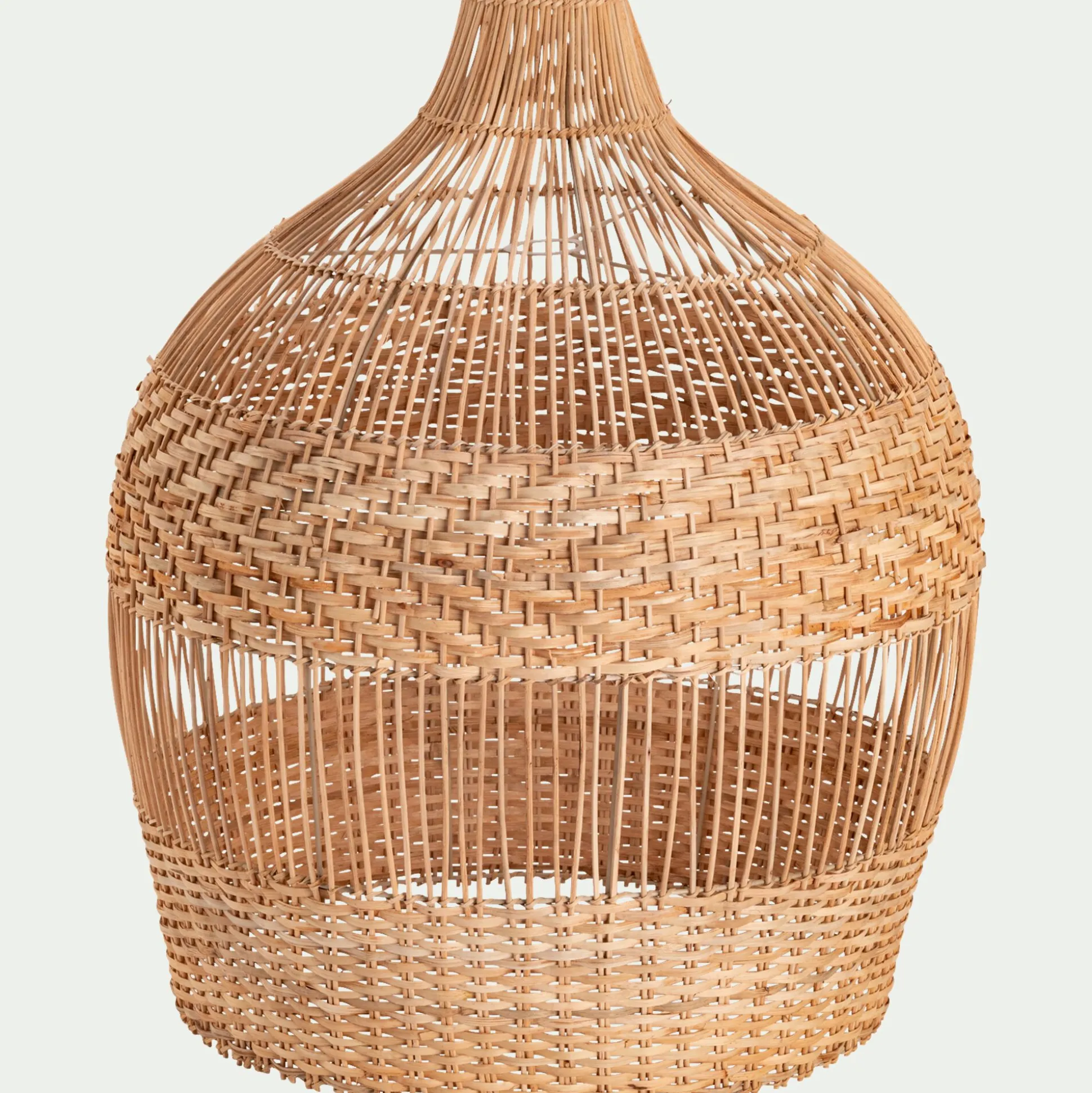 Suspension non électrifiée en rotin D60cm - naturel