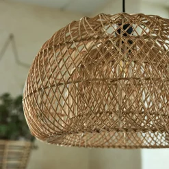 Suspension non électrifiée en rotin D50cm - naturel