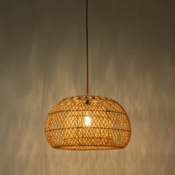 Suspension non électrifiée en rotin D50cm - naturel