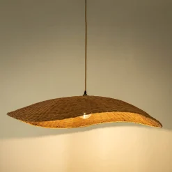 Suspension non électrifiée en rotin D100cm - naturel