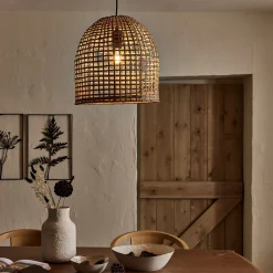 Suspension non électrifiée en rotin D40xH40cm - naturel