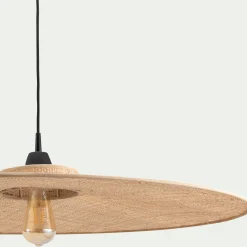 Suspension non électrifiée en rabane - naturel D80cm