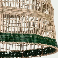 Suspension non électrifiée en jonc de mer D50cm - naturel