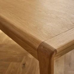 Table de repas extensible en chêne - bois clair (10 à 12 places)